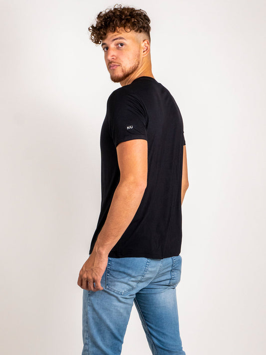 T-shirt Nu noir en bambou